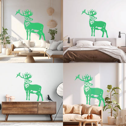 Wall Decals Deer Animals Forest Hunting Hunters Home Personalized Customization