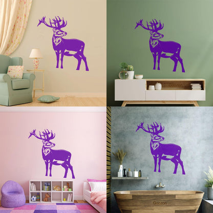 Wall Decals Deer Animals Forest Hunting Hunters Home Personalized Customization