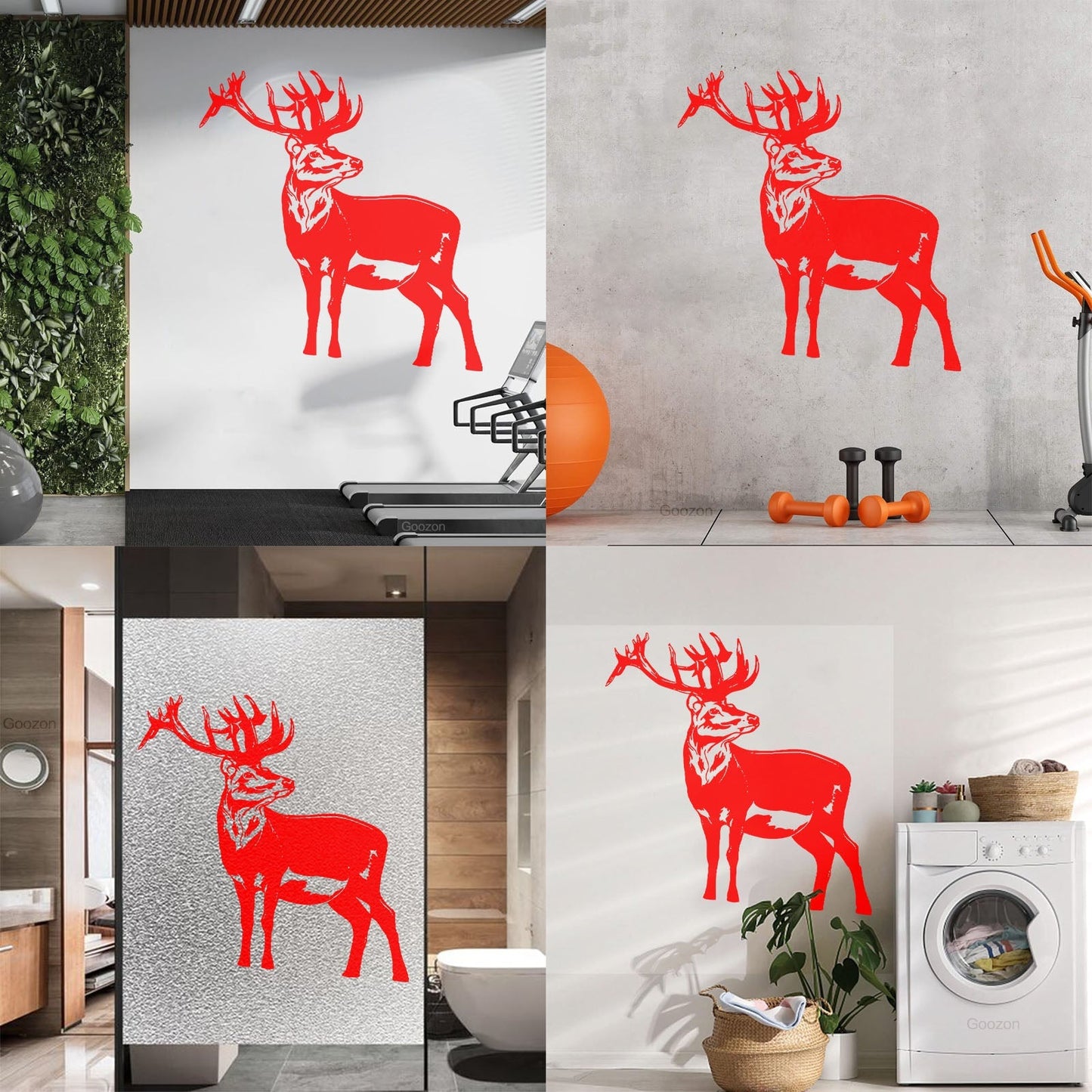Wall Decals Deer Animals Forest Hunting Hunters Home Personalized Customization