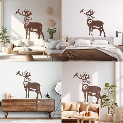 Wall Decals Deer Animals Forest Hunting Hunters Home Personalized Customization