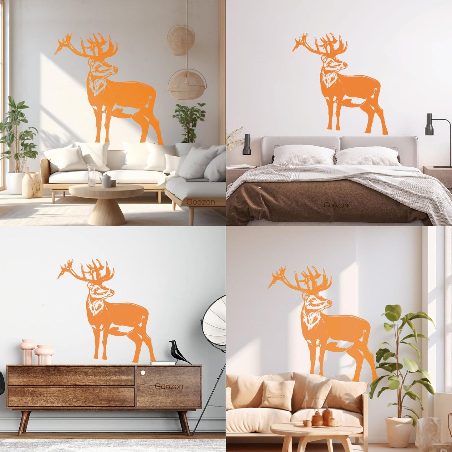 Wall Decals Deer Animals Forest Hunting Hunters Home Personalized Customization