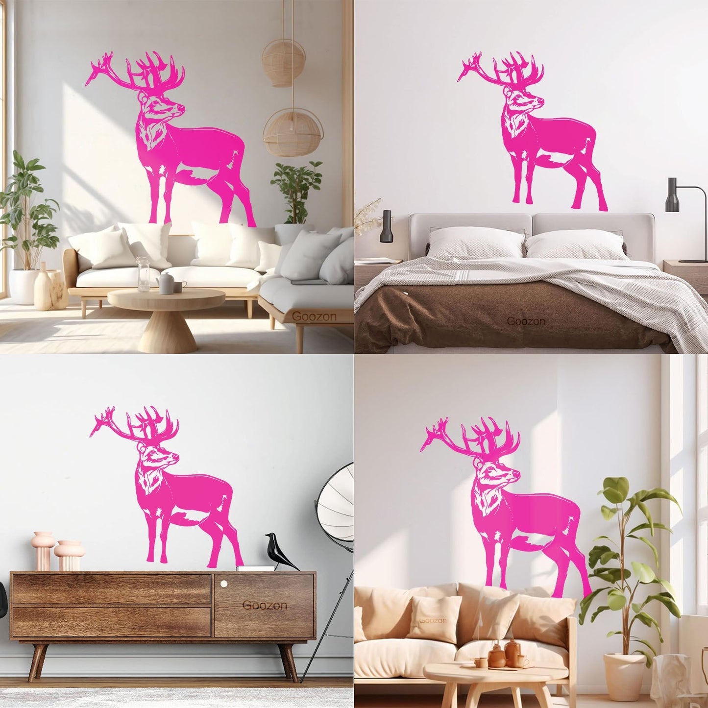 Wall Decals Deer Animals Forest Hunting Hunters Home Personalized Customization
