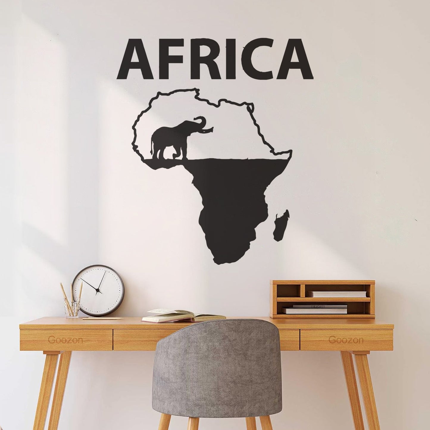 Africa Elephant Jungle Wild Animals Home Vinyl Wall Decals Can Modify And Add Information