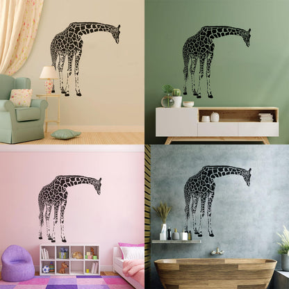 Vinyl Wall Decals Giraffe Africa Jungle Cool Animal Waterproof