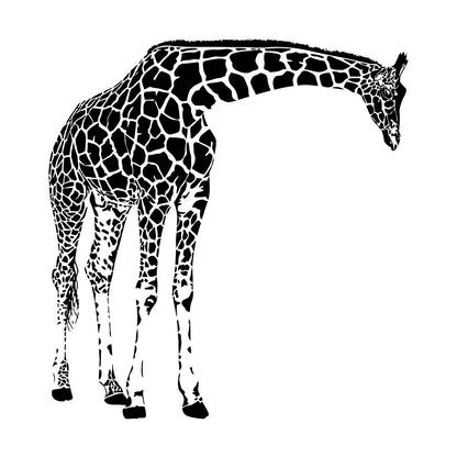 Vinyl Wall Decals Giraffe Africa Jungle Cool Animal Waterproof