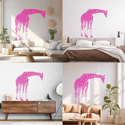 Vinyl Wall Decals Giraffe Africa Jungle Cool Animal Waterproof