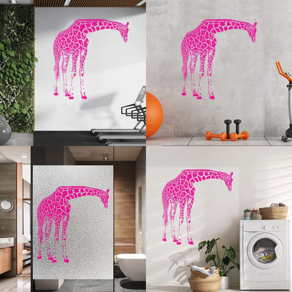Vinyl Wall Decals Giraffe Africa Jungle Cool Animal Waterproof