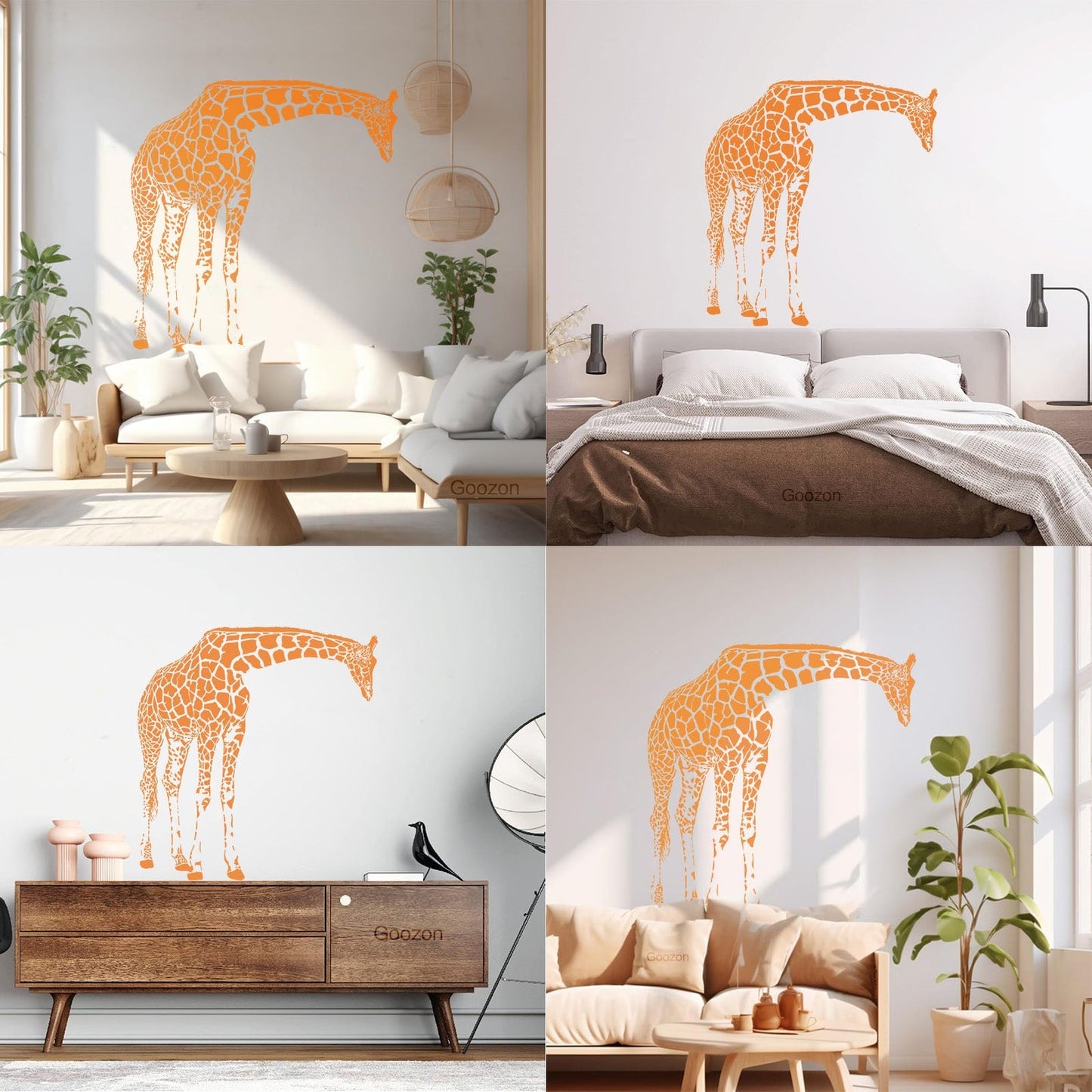 Vinyl Wall Decals Giraffe Africa Jungle Cool Animal Waterproof