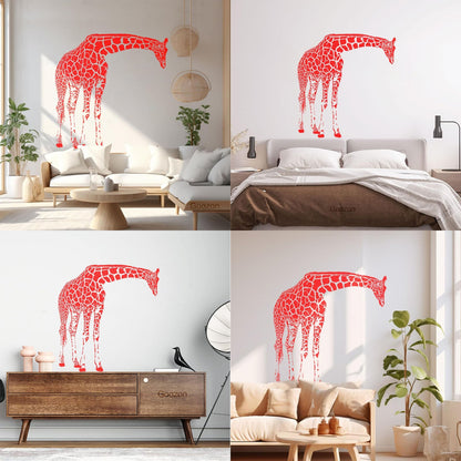 Vinyl Wall Decals Giraffe Africa Jungle Cool Animal Waterproof