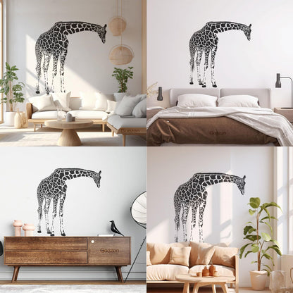 Vinyl Wall Decals Giraffe Africa Jungle Cool Animal Waterproof