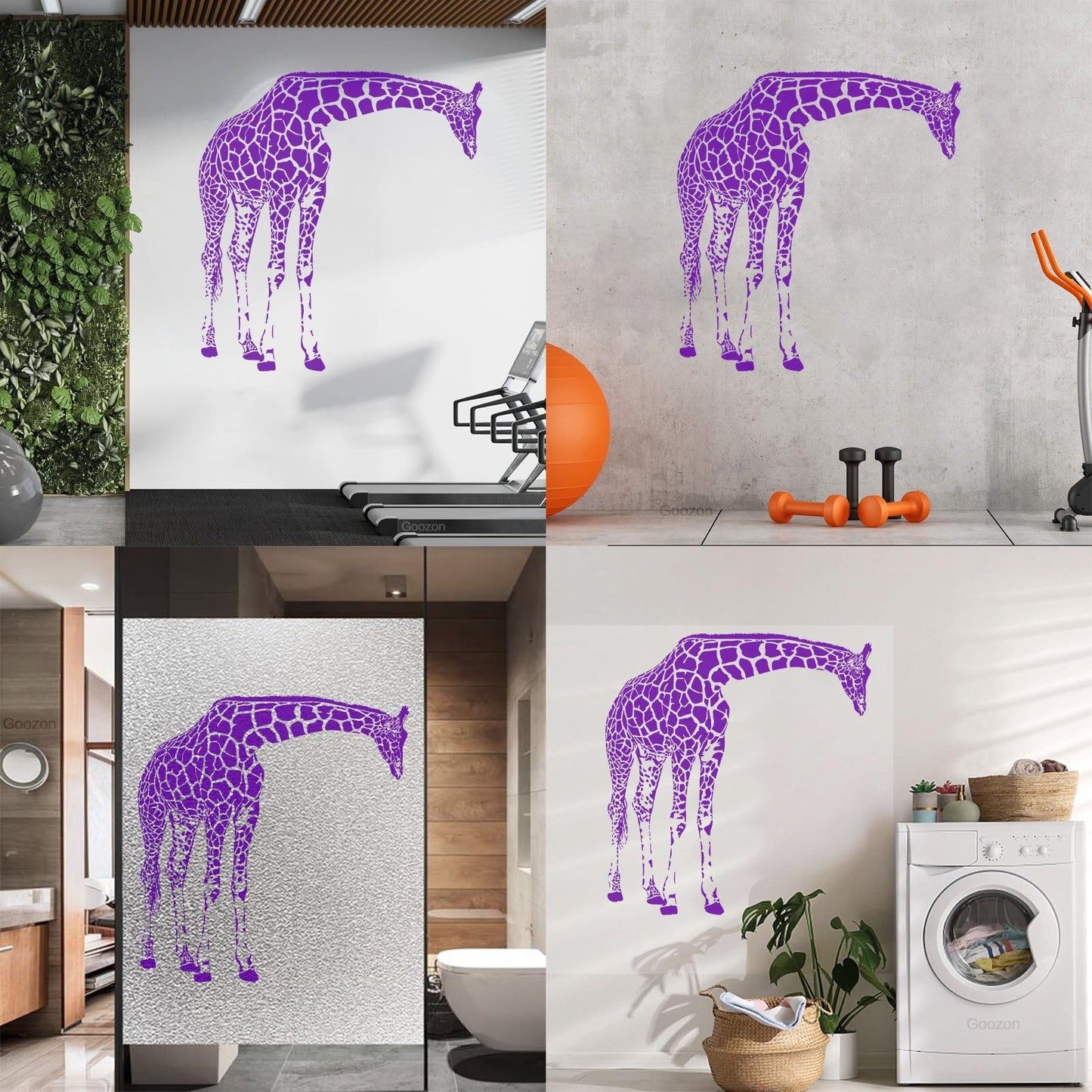 Vinyl Wall Decals Giraffe Africa Jungle Cool Animal Waterproof