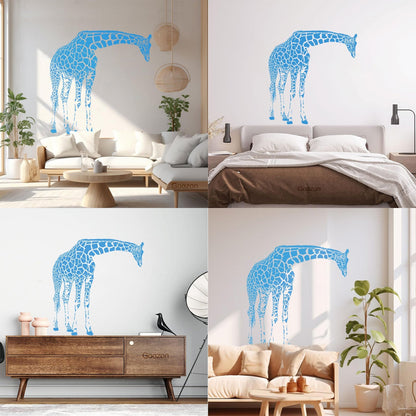 Vinyl Wall Decals Giraffe Africa Jungle Cool Animal Waterproof