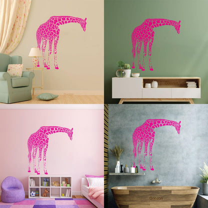 Vinyl Wall Decals Giraffe Africa Jungle Cool Animal Waterproof