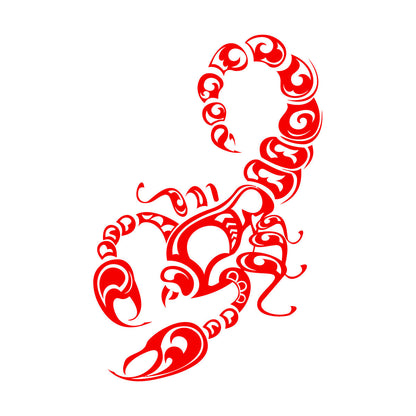 Fine Carving Decals Arachnology Animals Insect Scorpio Sting Venom Window Decals