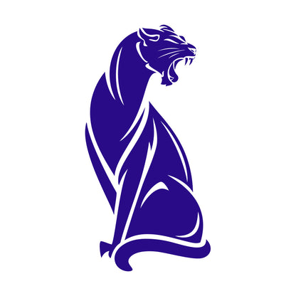 Wall Decals Pvc Dangerous Wild Animals Panther Predator Removable Without Leaving Glue