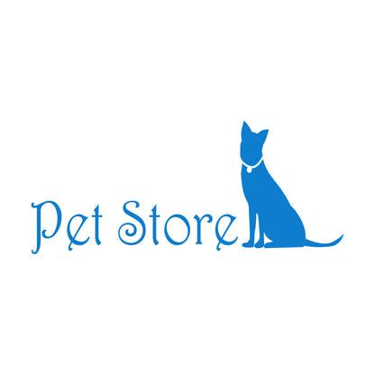 Lettering Stickers Pet Store Logo Home Animals Self Adhesive