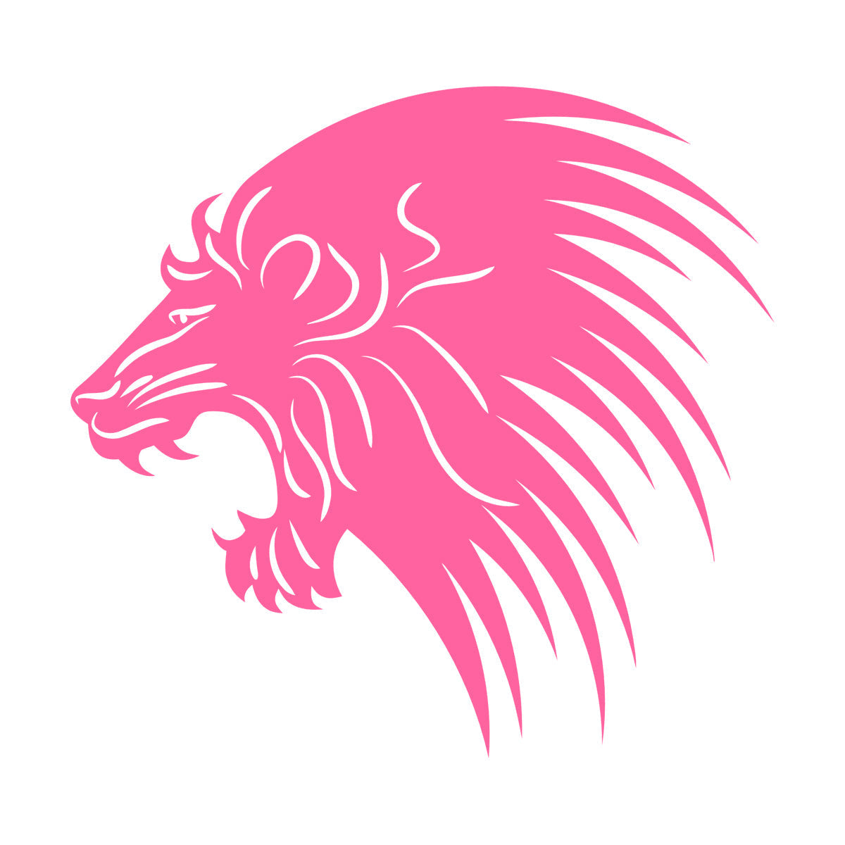 Wall Decals Paster Paper Wild Animals Lion Head Predator Do Not Damage The Wall Surface