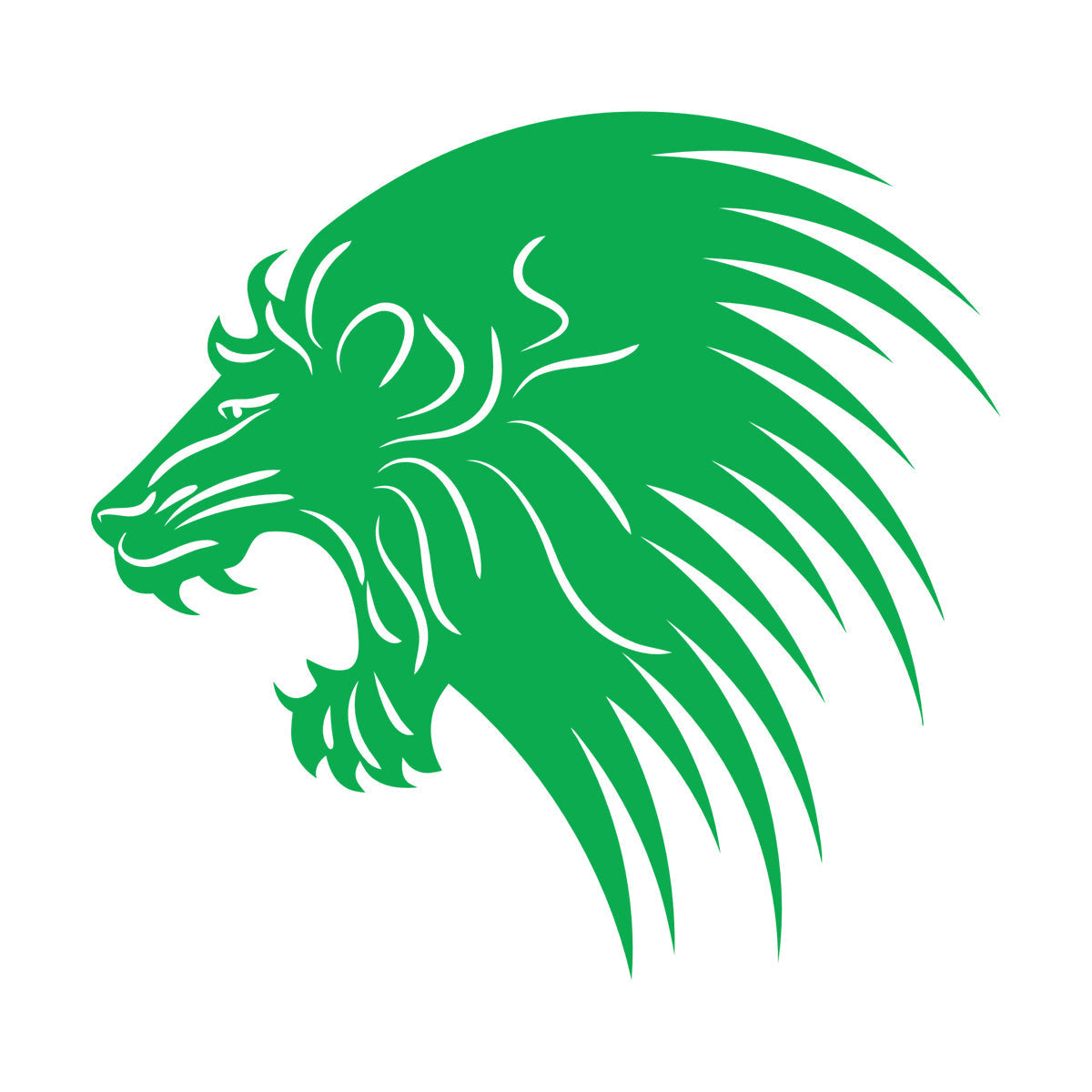 Wall Decals Paster Paper Wild Animals Lion Head Predator Do Not Damage The Wall Surface