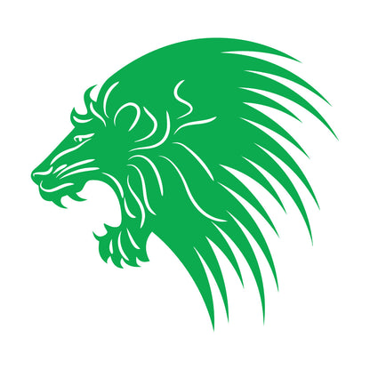 Wall Decals Paster Paper Wild Animals Lion Head Predator Do Not Damage The Wall Surface