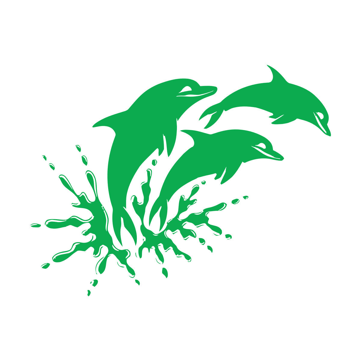 Wall Stickers Paster Paper Window Graphics And Dolphins Marine Animals Ocean Waterproof