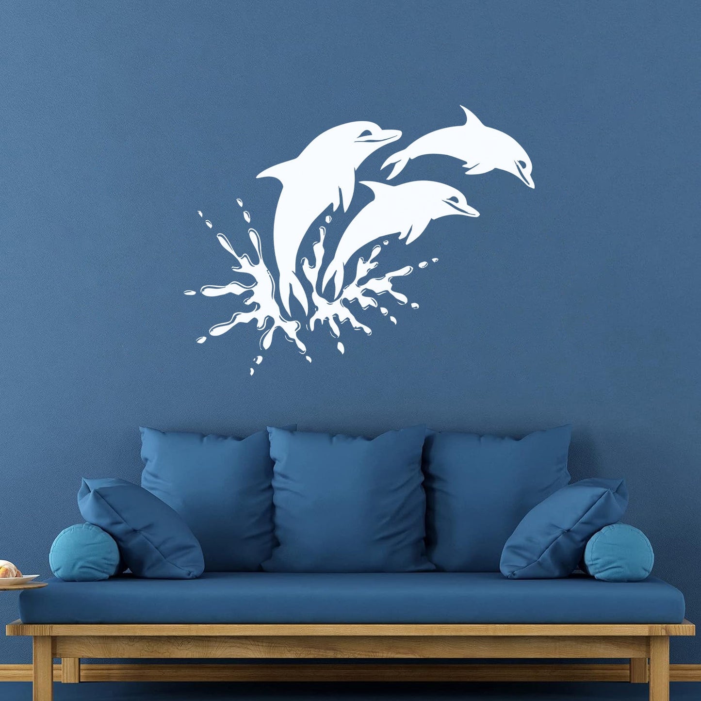 Wall Stickers Paster Paper Window Graphics And Dolphins Marine Animals Ocean Waterproof