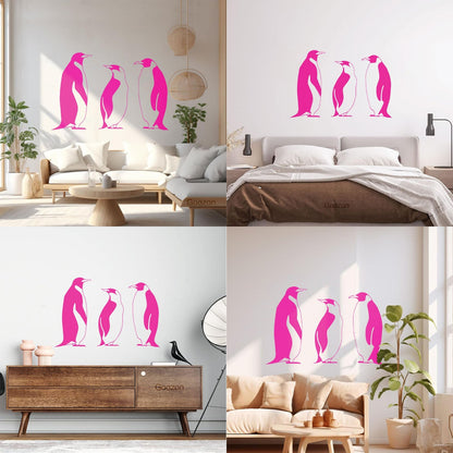 Wall Vinyl Sticker Decor And Penguin Winter Animal Great It Won'T Fall Off
