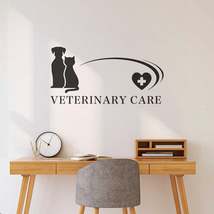 Fine Carving Stickers Business And Vetirenary Care Hospitals Pets Animals Personalized Customization