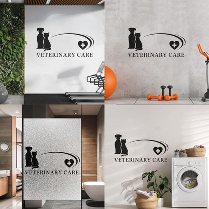 Fine Carving Stickers Business And Vetirenary Care Hospitals Pets Animals Personalized Customization