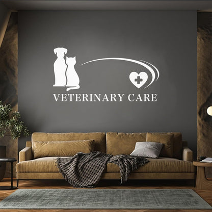 Fine Carving Stickers Business And Vetirenary Care Hospitals Pets Animals Personalized Customization