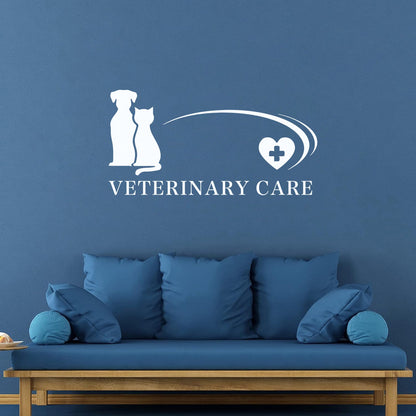 Fine Carving Stickers Business And Vetirenary Care Hospitals Pets Animals Personalized Customization