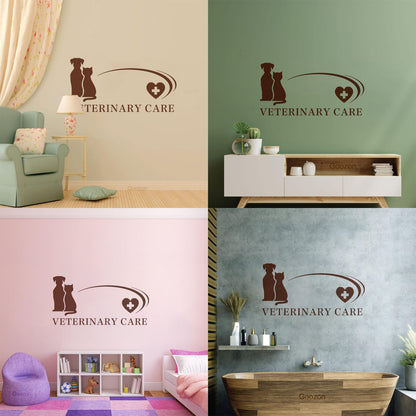 Fine Carving Stickers Business And Vetirenary Care Hospitals Pets Animals Personalized Customization