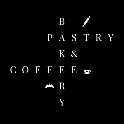 Vinyl Wall Stickers Lettering Kitchen Bakery Pastry Coffee Cafe Rolling Pin Removable Without Leaving Glue