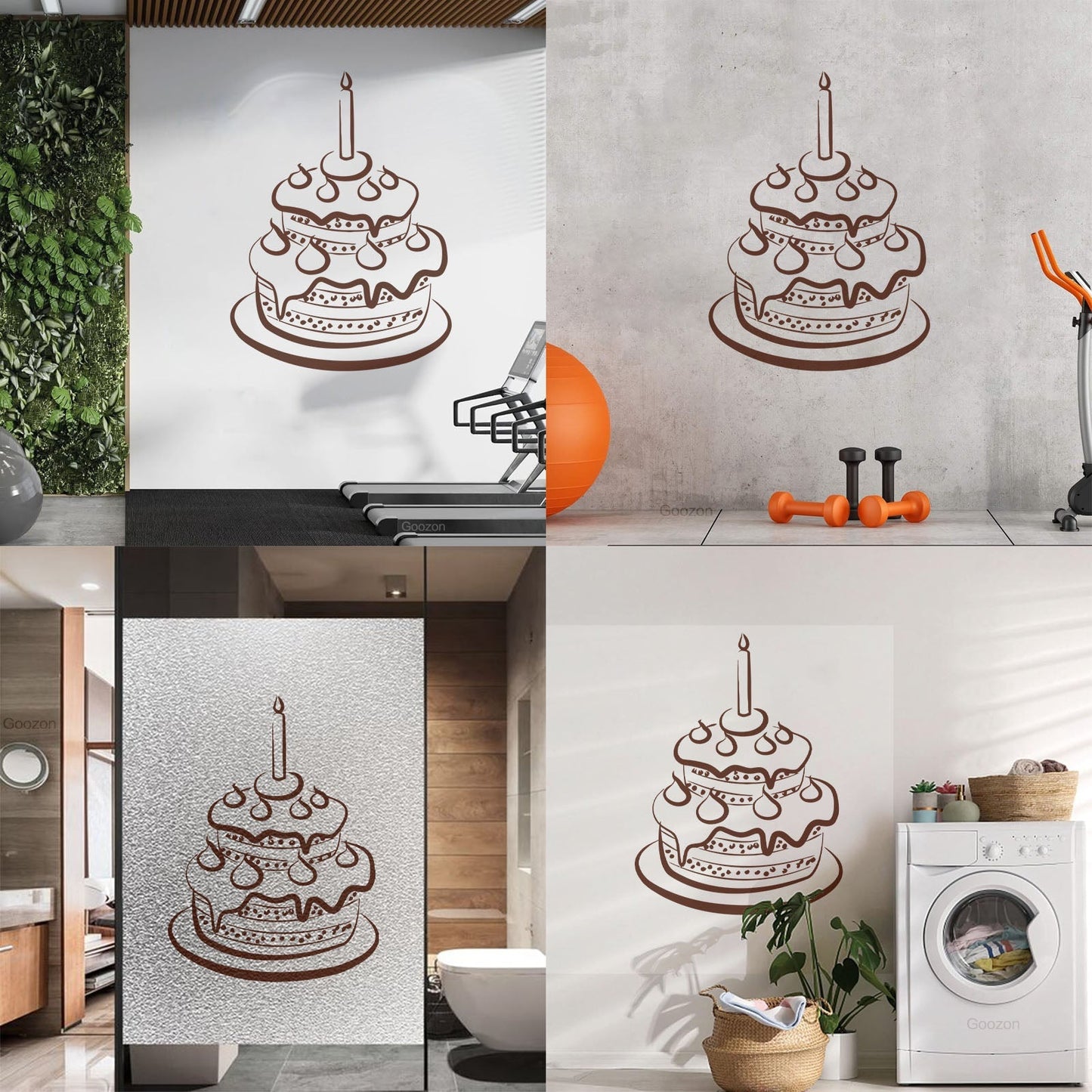 Vinyl Wall Decals Cake Kitchen Pie Confectionery Bakery Bakehouse Do Not Damage The Wall Surface
