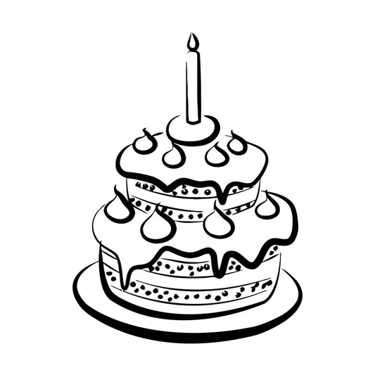 Vinyl Wall Decals Cake Kitchen Pie Confectionery Bakery Bakehouse Do Not Damage The Wall Surface