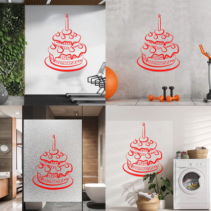 Vinyl Wall Decals Cake Kitchen Pie Confectionery Bakery Bakehouse Do Not Damage The Wall Surface