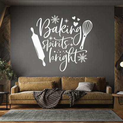 Vinyl Art Sticker Bakehouse Shop Bakery Baking Kitchen Phrase Personalized Customization