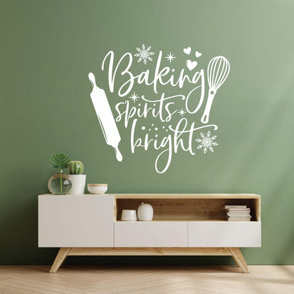 Vinyl Art Sticker Bakehouse Shop Bakery Baking Kitchen Phrase Personalized Customization
