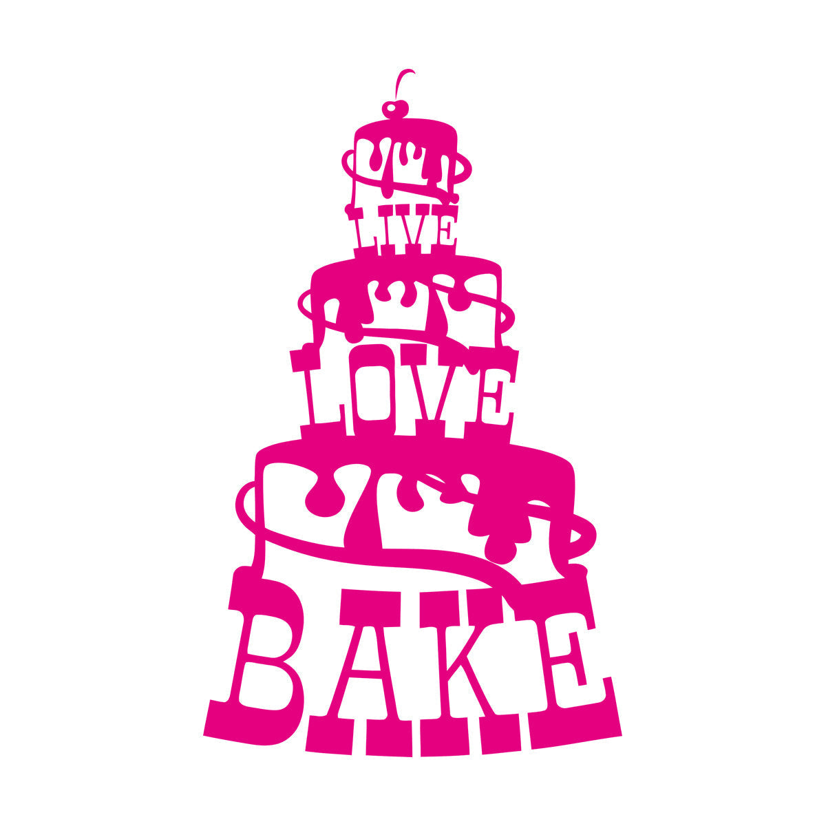 Wall Decals Paster Paper Bakery Bakehouse Quote Logo Cake Window Decals