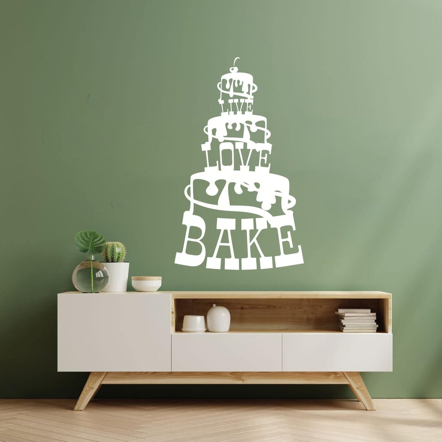 Wall Decals Paster Paper Bakery Bakehouse Quote Logo Cake Window Decals