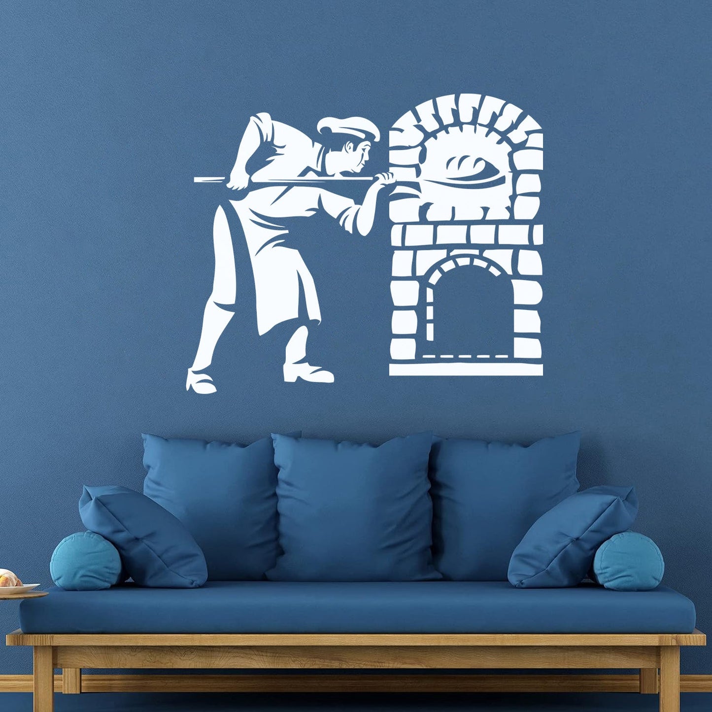 Vinyl Wall Stickers Bakery Bakeshop Kitchen Bakehouse Oven Glass Stickers