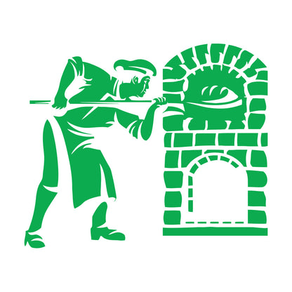 Vinyl Wall Stickers Bakery Bakeshop Kitchen Bakehouse Oven Glass Stickers