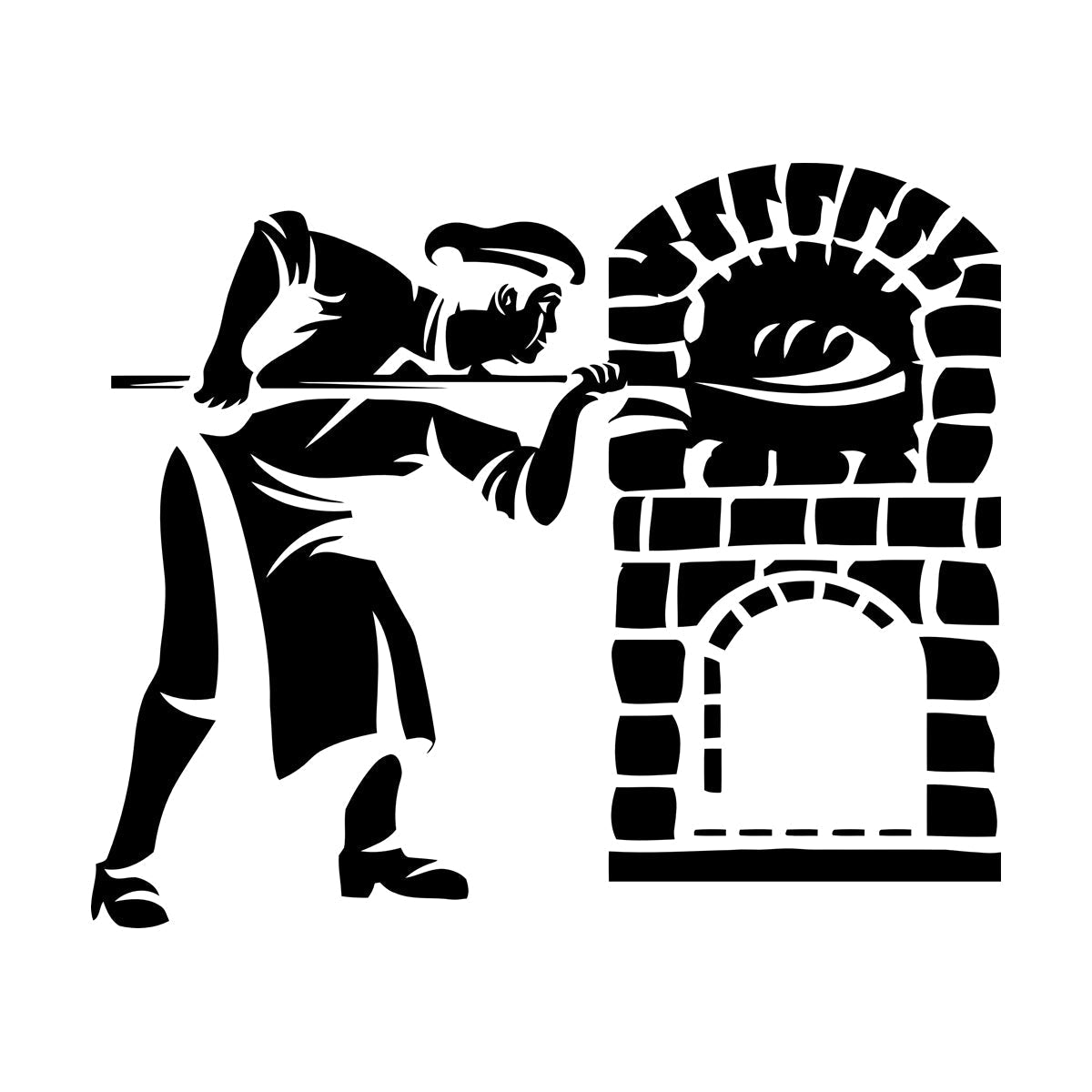 Vinyl Wall Stickers Bakery Bakeshop Kitchen Bakehouse Oven Glass Stickers