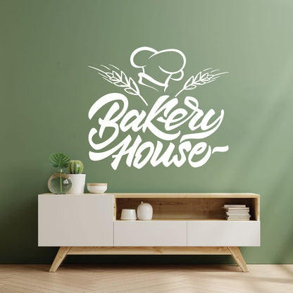 Vinyl Art Sticker Bakery Oven Baking House Products Kitchen Multiple Size Options