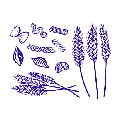 Vinyl Wall Decals Bakery Shop Ears Wheat Grain Kitchen Window Decals