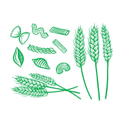 Vinyl Wall Decals Bakery Shop Ears Wheat Grain Kitchen Window Decals