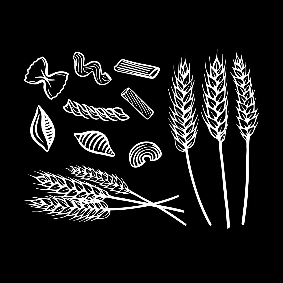 Vinyl Wall Decals Bakery Shop Ears Wheat Grain Kitchen Window Decals