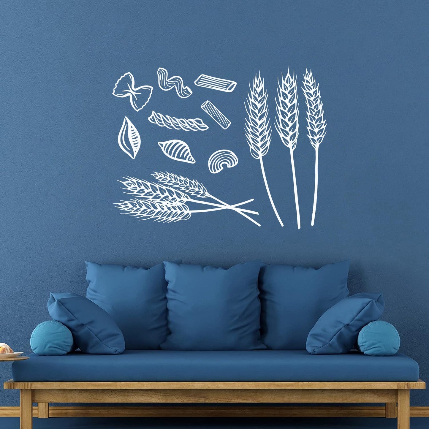 Vinyl Wall Decals Bakery Shop Ears Wheat Grain Kitchen Window Decals