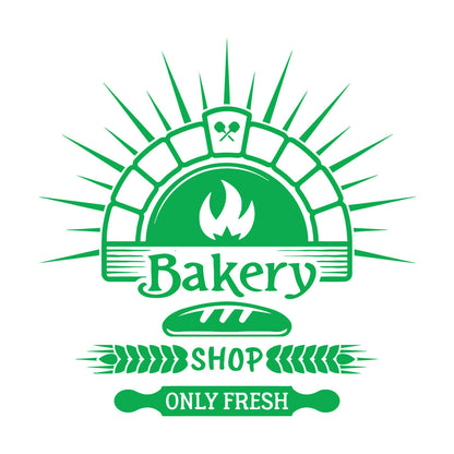 Wall Stickers Bakery Store Bakehouse Bread Baking Products Kitchen Do Not Damage The Wall Surface