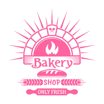 Wall Stickers Bakery Store Bakehouse Bread Baking Products Kitchen Do Not Damage The Wall Surface