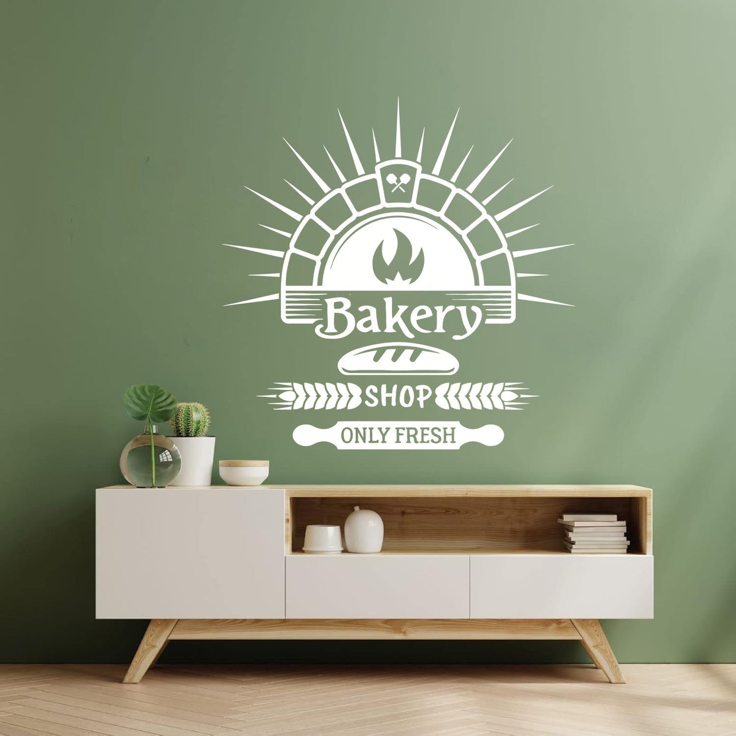 Wall Stickers Bakery Store Bakehouse Bread Baking Products Kitchen Do Not Damage The Wall Surface